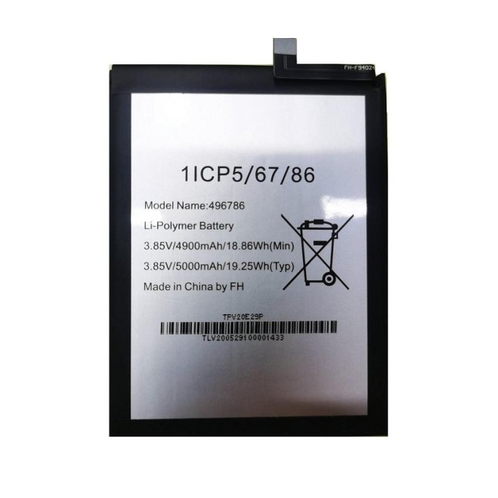 BATTERIA ORIGINALE 496786 PER WIKO VIEW 5 / VIEW 5 PLUS