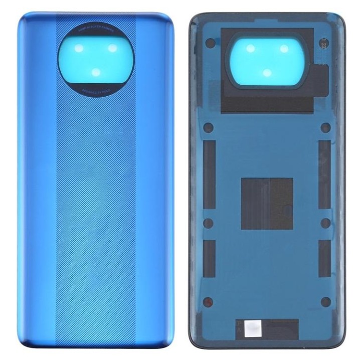 COVER POSTERIORE PER XIAOMI POCO X3 NFC / POCO X3 (M2007J20CG M2007J20CT) BLU