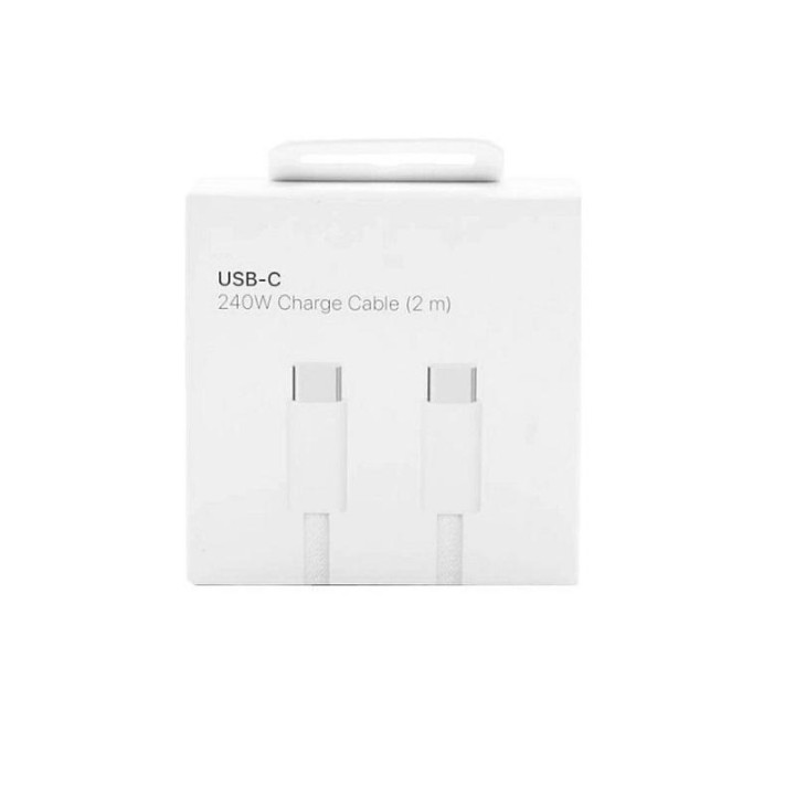 CAVO DI RICARICA USB-C DA 240W (2M) PER APPLE IPHONE 15 / 15 PLUS / 15 PRO / 15 PRO MAX / 16 / 16E / 16 PLUS / 16 PRO / 16 PRO M