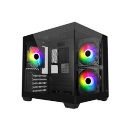 FSP FORTRON CASE M.TOWER S140 USB31 USB2.02, 120mm REVERSE ARGB FAN 2.