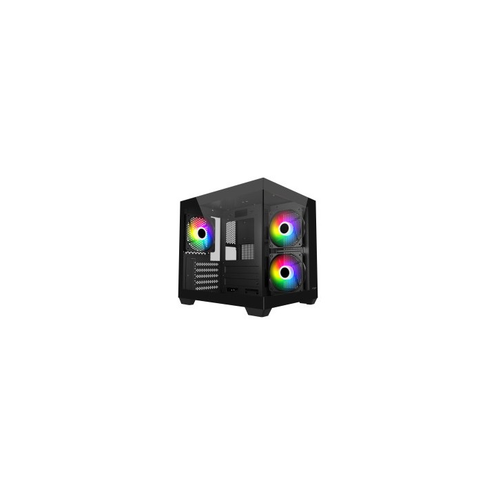FSP FORTRON CASE M.TOWER S140 USB31 USB2.02, 120mm REVERSE ARGB FAN 2.