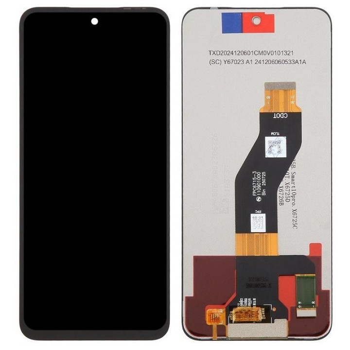 DISPLAY LCD + TOUCHSCREEN DISPLAY COMPLETO SENZA FRAME PER INFINIX SMART 10 (X6725) / INFINIX SMART 10 PLUS (X6725B_C X6725B) /