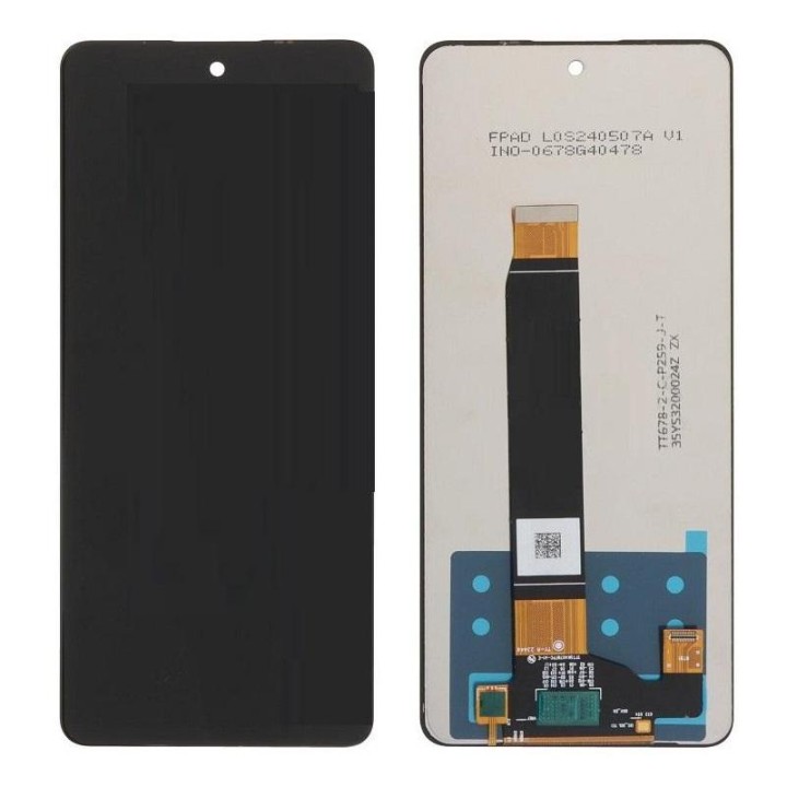 DISPLAY LCD + TOUCHSCREEN DISPLAY COMPLETO SENZA FRAME PER BLACKVIEW SHARK 8 / OSCAL TIGER 12 NERO