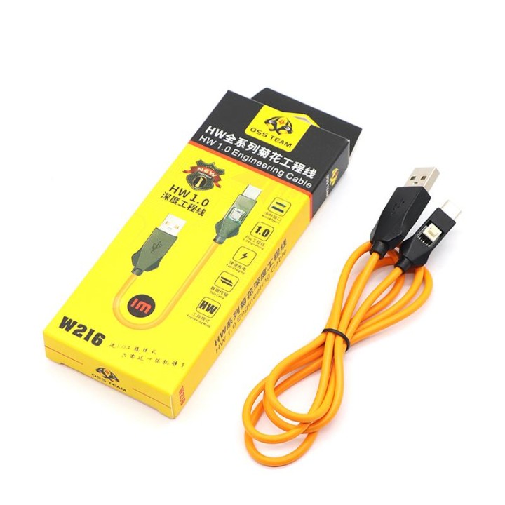OSS TEAM W216 HW GAMMA COMPLETA CRISANTEMO LINEA DI INGEGNERIA PER MICRO USB / TYPE-C INTERFACCE (RISOLVERE IL PROBLEMA DEI TELE