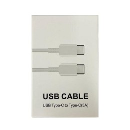 DATA CABLE USB TYPE C TO TYPE C EP-DG977 FAST CHARGING (3A) PER SAMSUNG GALAXY NOTE 10 N970F / NOTE20 N980F BIANCO