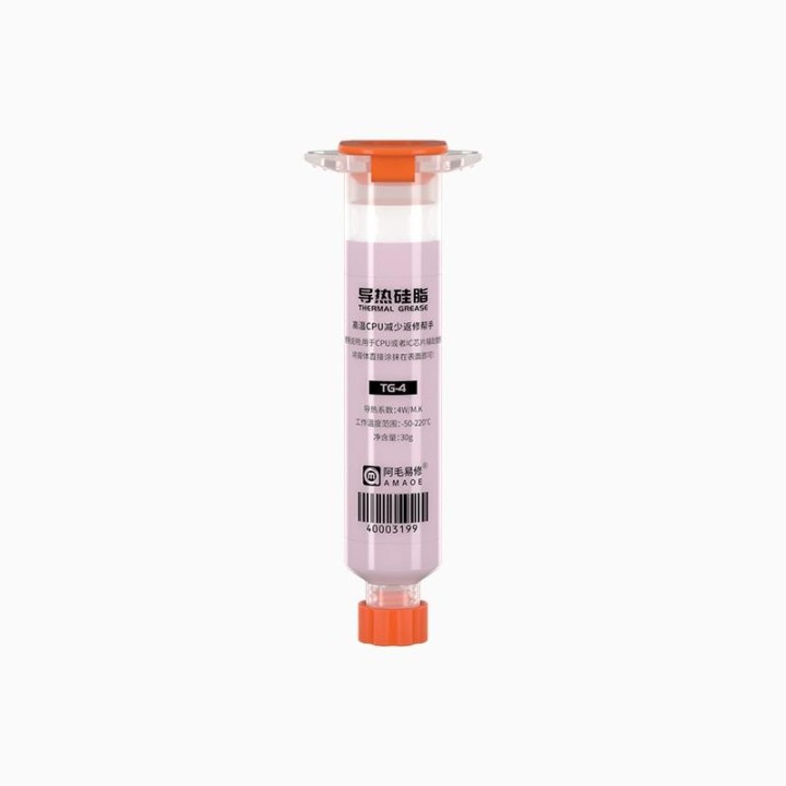 AMAOE TG-4 GRASSO TERMICO CONDUZIONE EFFICIENTE DEL CALORE SICUREZZA DELL'ISOLAMENTO CONDUTTIVITÀ ELETTRICA FORTE E STABILE 30G