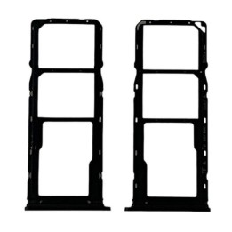 DUAL SIM TRAY PER ZTE BLADE V60 DESIGN (Z2350) BLU / NERO