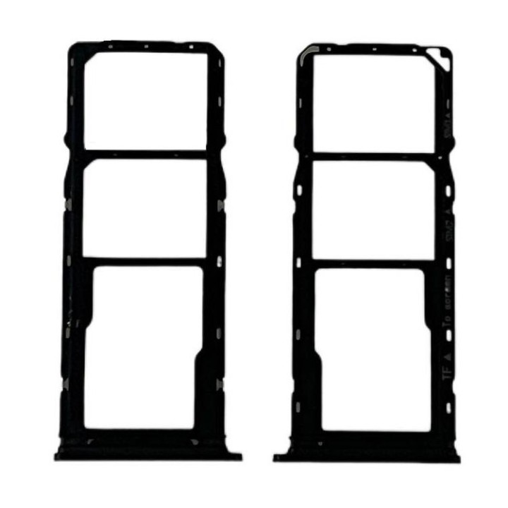 DUAL SIM TRAY PER ZTE BLADE V60 DESIGN (Z2350) BLU / NERO