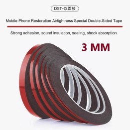 AMAOE DST-023 NASTRO BIADESIVO GRIGIO 3MM / 10M PER RIPARAZIONE CELLULARI