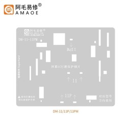 AMAOE SCREEN IC RETTIFICA E PROTEZIONE DELLA LAMIERA DI ACCIAIO PER DM-11-11PM APPLE IPHONE 11 / 11 PRO / 11 PRO MAX