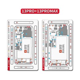 YCS TAMPONE MAGNETICO DI STOCCAGGIO DELLA VITE DI RIPARAZIONE PER APPLE IPHONE 13 PRO 6.1 / IPHONE 13 PRO MAX 6.7