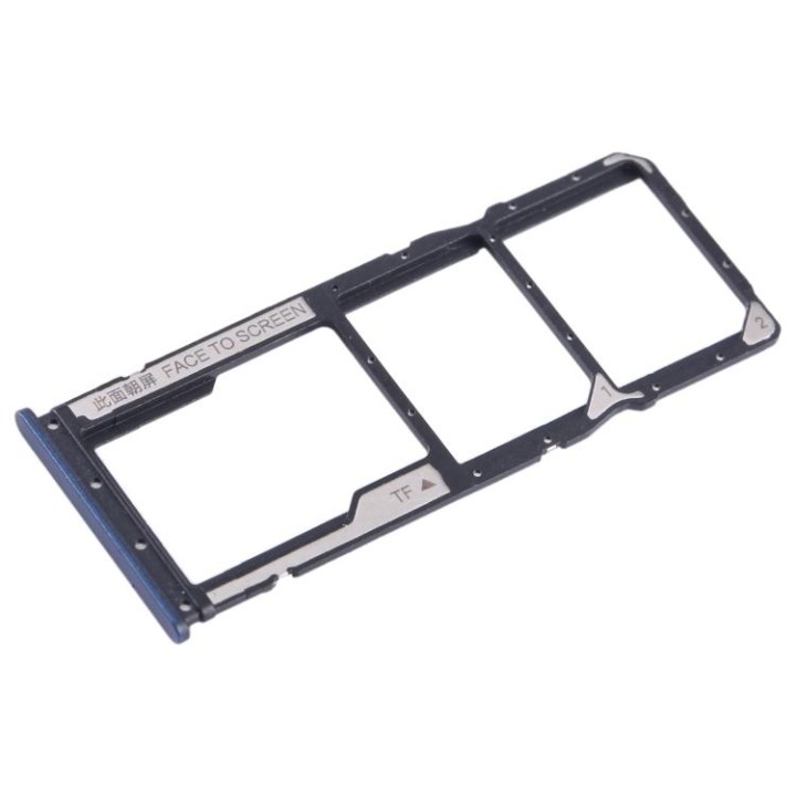 DUAL SIM TRAY PER XIAOMI REDMI 12C (22120RN86G 22120RN86I 22126RN91Y 2212ARNC4L) BLU