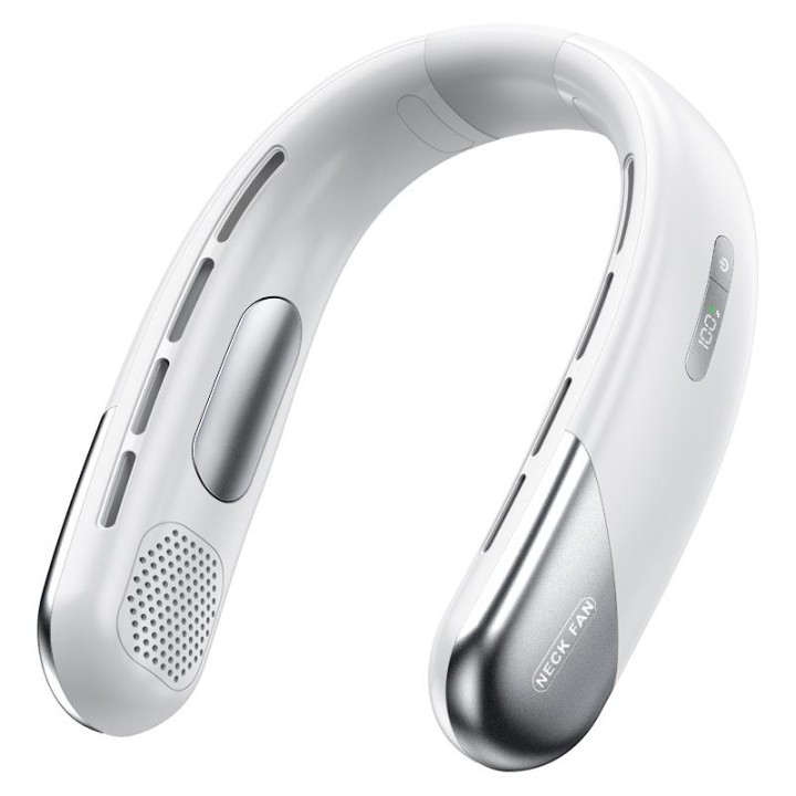 N25 VENTAGLIO DA COLLO CON DISPLAY DIGITALE (TYPE-C) (4000 mAh) BIANCO