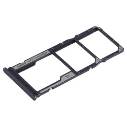 DUAL SIM TRAY PER XIAOMI REDMI 13C (23100RN82L 23106RN0DA) / POCO C65 (2310FPCA4G) NERO