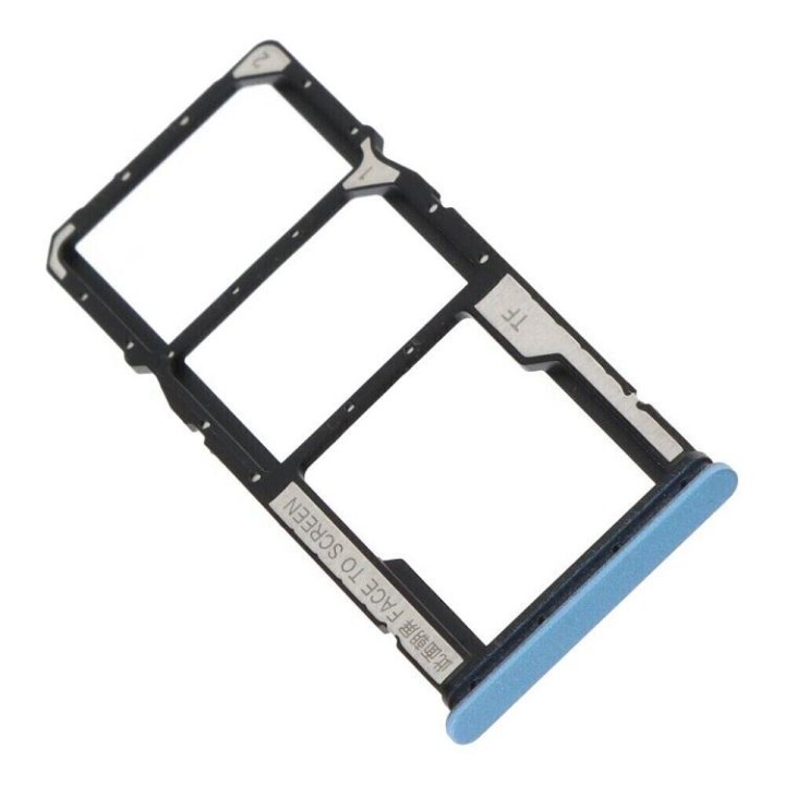 DUAL SIM TRAY PER XIAOMI REDMI NOTE 12 4G (23021RAAEG 23021RAA2Y 23027RAD4I 23028RA60L) BLU