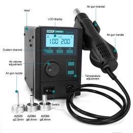 STAZIONE ARIA CALDA QUICK 2008D+ PER RIPARAZIONE (VORTICE)
