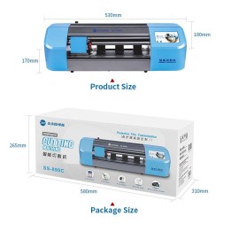 SUNSHINE SS-890C INTELLIGENT CUTTING MASTER PER TELEFONO MOBILE ANTERIORE / WATCH / AIRPODS / CAMERA