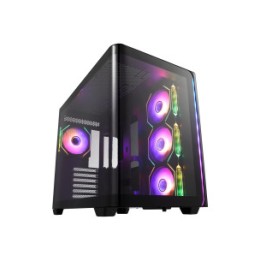 FSP FORTRON CASE M.TOWER M580-BA TG CURVE 4xARGB COOL 2xUSB3.0 TYPE C.