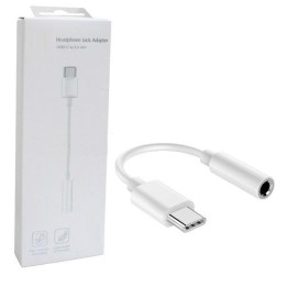 ADATTATORE DE TYPE-C A JACK CUFFIE 3.5mm CM20 PER HUAWEI MATE 10 / MATE 10 PRO / P10 / P20