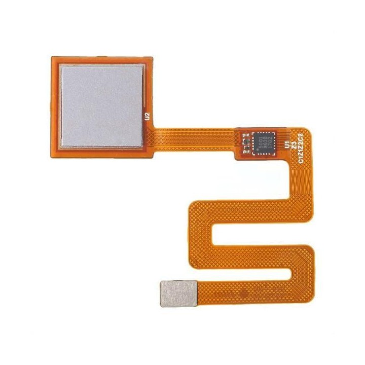 TASTO HOME + IMPRONTE FLEX COMPLETO PER XIAOMI REDMI NOTE 4 (ITALY VERSION : XIAOMI REDMI NOTE 4X) GRIGIO