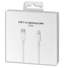 CAVO DI DATI USB-C A LIGHTNING CON CONFEZIONE 2M PER APPLE IPHONE 8G XR XS MAX IPAD 6 IPAD PRO ORIGINALE NEW