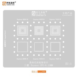 AMAOE EU-1 STAMPO METALLICO DEGLI IC PER SAMSUNG EXYNOS 8890A / 8890B / 5430A / 5430B / 7420A / 7420B