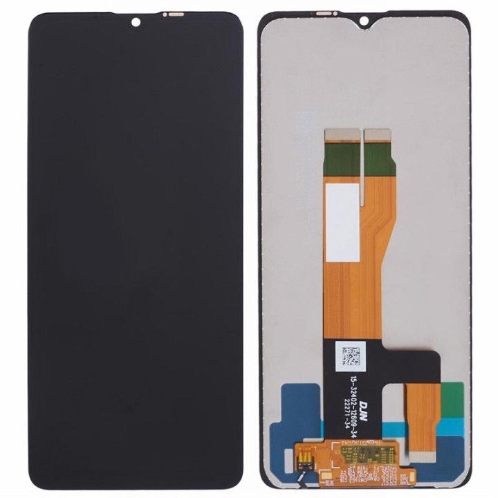 DISPLAY LCD + TOUCHSCREEN DISPLAY COMPLETO SENZA FRAME PER BLACKVIEW A53 / BLACKVIEW A53 PRO / OSCAL C30 / OSCAL C30 PRO NERO