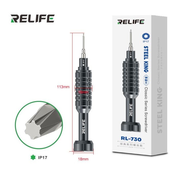RELIFE RL-730 RE DELLE ARMI CACCIAVITI SERIE CLASSIC PARA IPHONE 17 / 17 AIR / 17 PRO / 17 PRO MAX