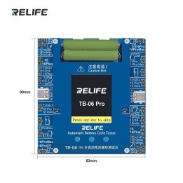 RELIFE TB-06 PRO COMPLETAMENTE AUTOMATICO CICLO DELLA BATTERIA TESTER RICARICA RAPIDA BATTERIA ATTIVATA RIPARAZIONE DEL CAVO DEL