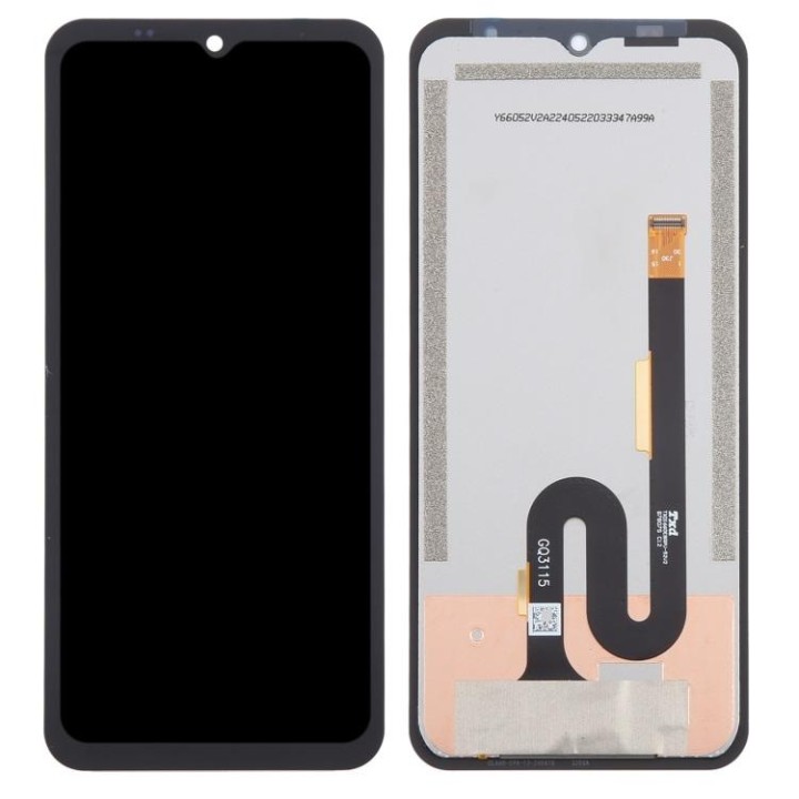 DISPLAY LCD + TOUCHSCREEN DISPLAY COMPLETO SENZA FRAME PER ULEFONE ARMOR 22 NERO