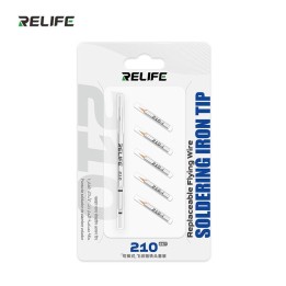 RELIFE 210 SET DI PUNTE PER SALDATORE A PONTICELLO SOSTITUIBILI PER SCHEDE MADRI / RICONOSCIMENTO FACCIALE / SCHERMI / CPU / CAV