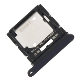 DUAL SIM TRAY PER XIAOMI REDMI NOTE 14 4G (24117RN76G) (GLOBALE VERSION) / REDMI NOTE 14 4G (24117RN76E) (EUROPE VERSION) NERO
