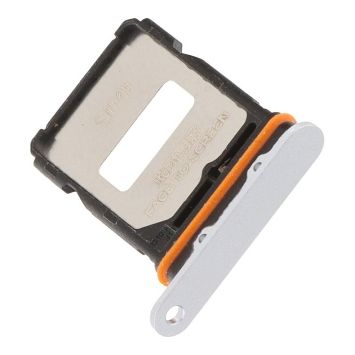 DUAL SIM TRAY PER XIAOMI POCO F7 (25053PC47G 25053PC47I) ARGENTO