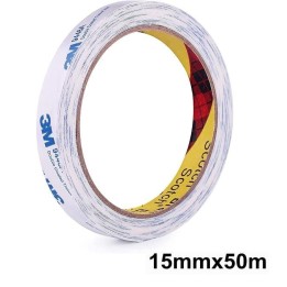 3M 9448AB NASTRO BIADESIVO NERO 15MM / 50M PER RIPARAZIONE CELLULARI