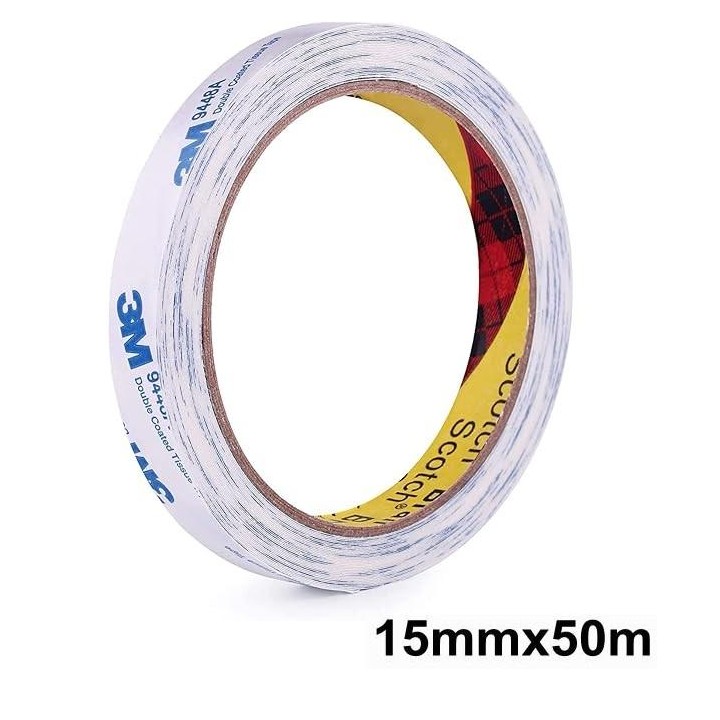 3M 9448AB NASTRO BIADESIVO NERO 15MM / 50M PER RIPARAZIONE CELLULARI