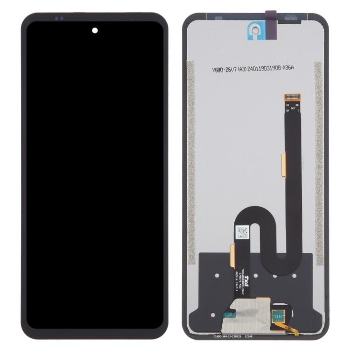 DISPLAY LCD + TOUCHSCREEN DISPLAY COMPLETO SENZA FRAME PER ULEFONE ARMOR 24 NERO