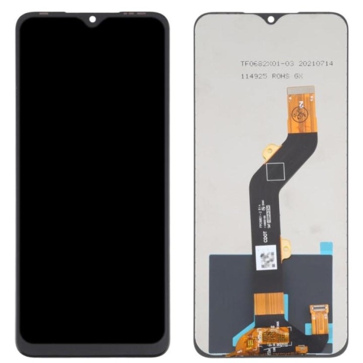 DISPLAY LCD + TOUCHSCREEN DISPLAY COMPLETO SENZA FRAME PER INFINIX HOT 10 PLAY (X688 X688B X688C) / TECNO POVA NEO (LE6 LE6h) /
