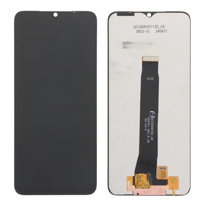 DISPLAY LCD + TOUCHSCREEN DISPLAY COMPLETO SENZA FRAME PER DOOGEE N55 / DOOGEE N55 PRO / DOOGEE N55 PLUS NERO