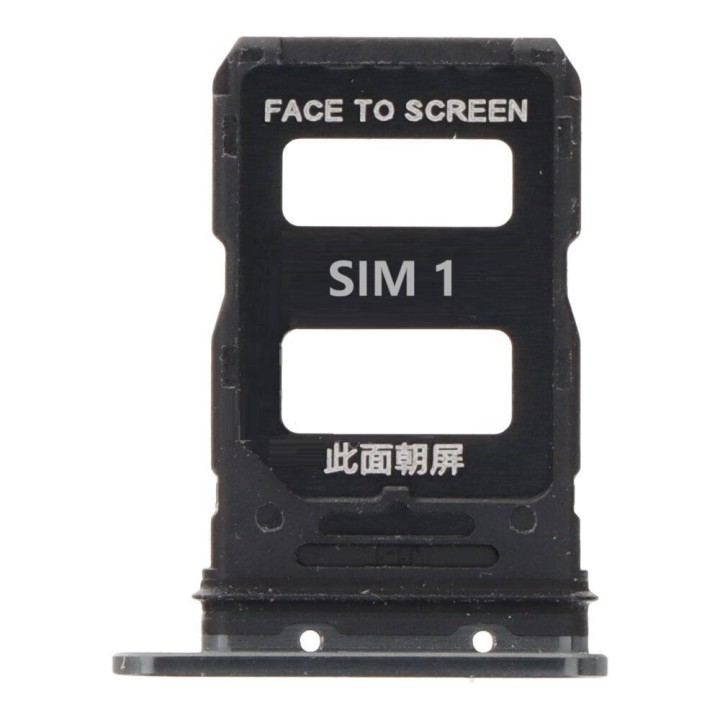DUAL SIM TRAY PER XIAOMI 13 PRO (2210132G 2210132C) NERO