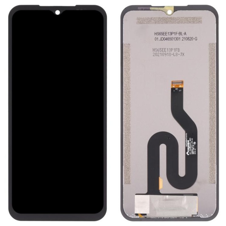 DISPLAY LCD + TOUCHSCREEN DISPLAY COMPLETO SENZA FRAME PER ULEFONE ARMOR 12 5G / ULEFONE ARMOR 12S NERO