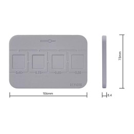 MR YANG MY-005 MAGNETISMO SUPER FORTE TAMPONE DI LATTA PER 0.35MM / 0.45MM / 0.55MM / 0.65MM BGA RIPARAZIONE DI RISALDATURE DI C