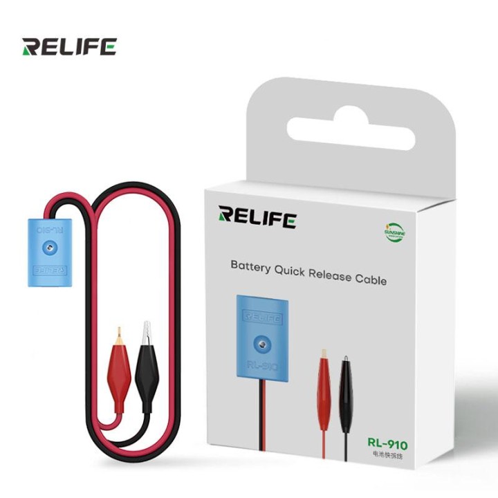RELIFE RL-910 CAVO ADESIVO BATTERIA A RIMOZIONE RAPIDA PER APPLE IPHONE 16 / 16E / 17 / 17 AIR / 17 PRO / 17 PRO MAX