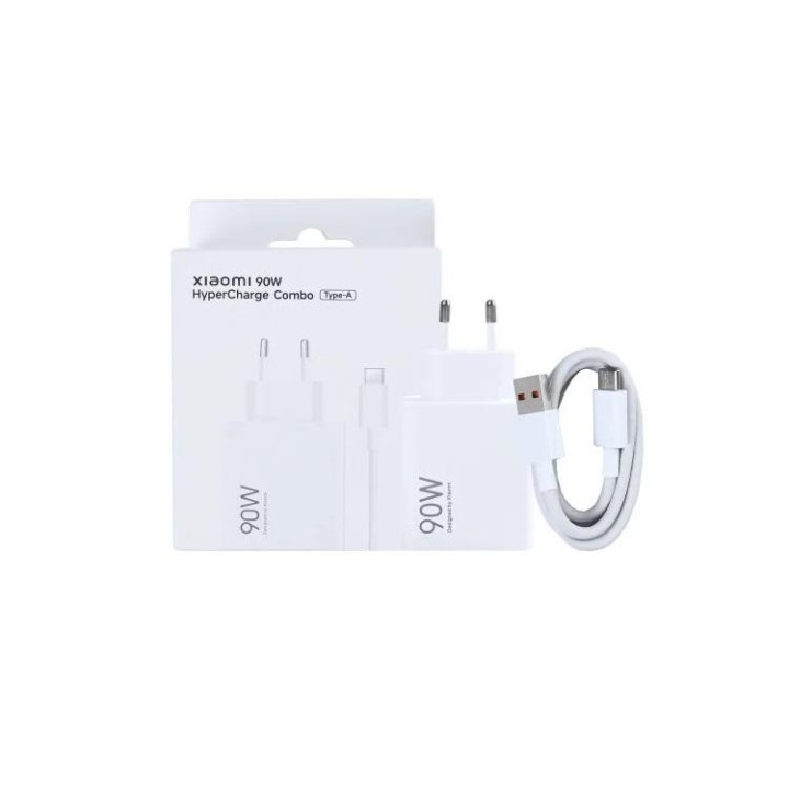 XIAOMI MDY-15-EK CARICATORE SUPERCHARGE 90W + CAVO DI DATI TYPE C CON CONFEZIONE MATERIALE