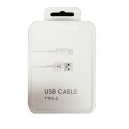 CAVO DI DATI TYPE C EP-DG970BWE EE-GN930 PER SAMSUNG GALAXY S10 G973F / S10 PLUS G975F / S10E G970F / S8 G950F BIANCO ORIGINALE