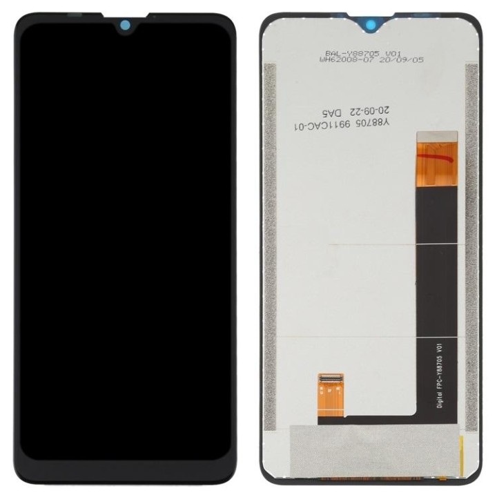 DISPLAY LCD + TOUCHSCREEN DISPLAY COMPLETO SENZA FRAME PER BLACKVIEW A80 / BLACKVIEW A80S NERO
