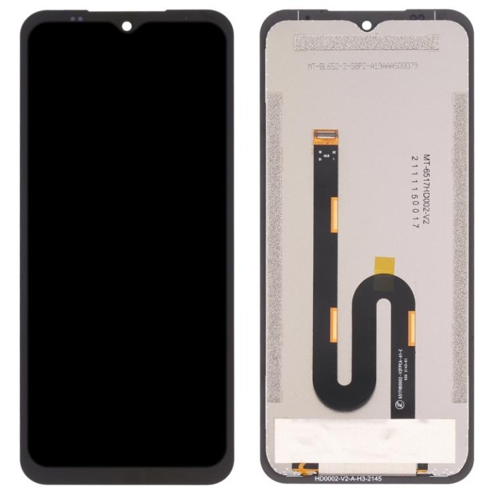 DISPLAY LCD + TOUCHSCREEN DISPLAY COMPLETO SENZA FRAME PER ULEFONE POWER ARMOR 14 / ULEFONE POWER ARMOR 14 PRO NERO