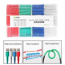 2UUL TUBO TERMORETRAIBILE PRETAGLIATO 200PCS/SET