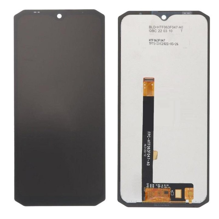 DISPLAY LCD + TOUCHSCREEN DISPLAY COMPLETO SENZA FRAME PER DOOGEE S98 / DOOGEE S98 PRO NERO
