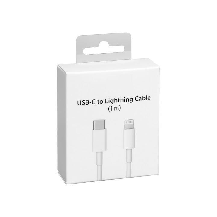 CAVO DI DATI USB-C A LIGHTNING CON CONFEZIONE 1M PER APPLE IPHONE 8G XR XS MAX IPAD 6 IPAD PRO ORIGINALE NEW