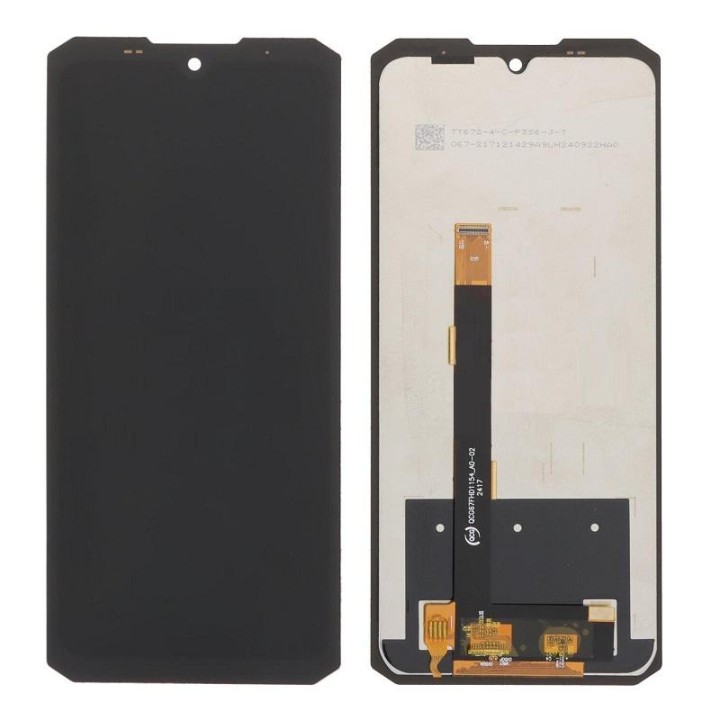 DISPLAY LCD + TOUCHSCREEN DISPLAY COMPLETO SENZA FRAME PER DOOGEE S200 / DOOGEE S200 PLUS / DOOGEE S200X / DOOGEE FIRE 6 MAX NER